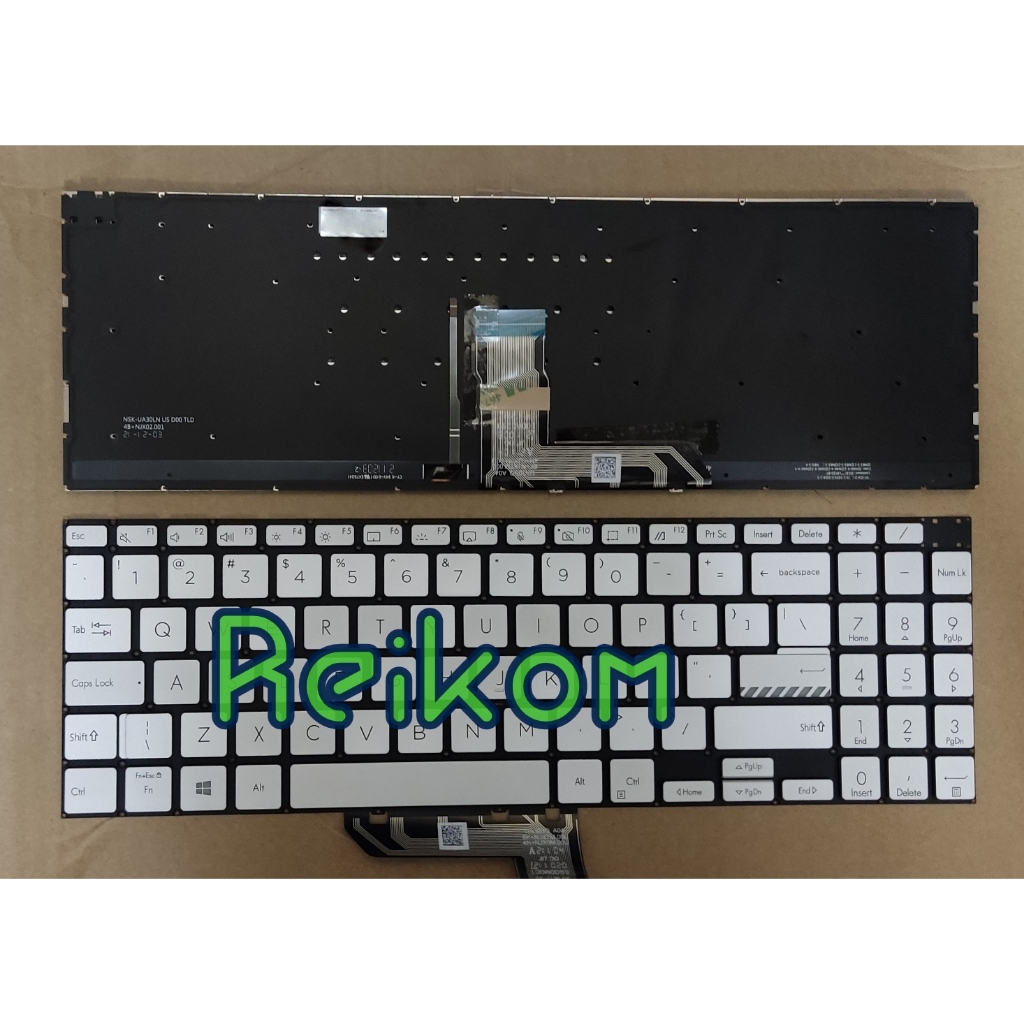 Asus Vivobook Pro 15 คีย์บอร์ด OLED K3500 K3500pa K3500pc K3500ph M3500q M3500q M3500qa M3500qc M760