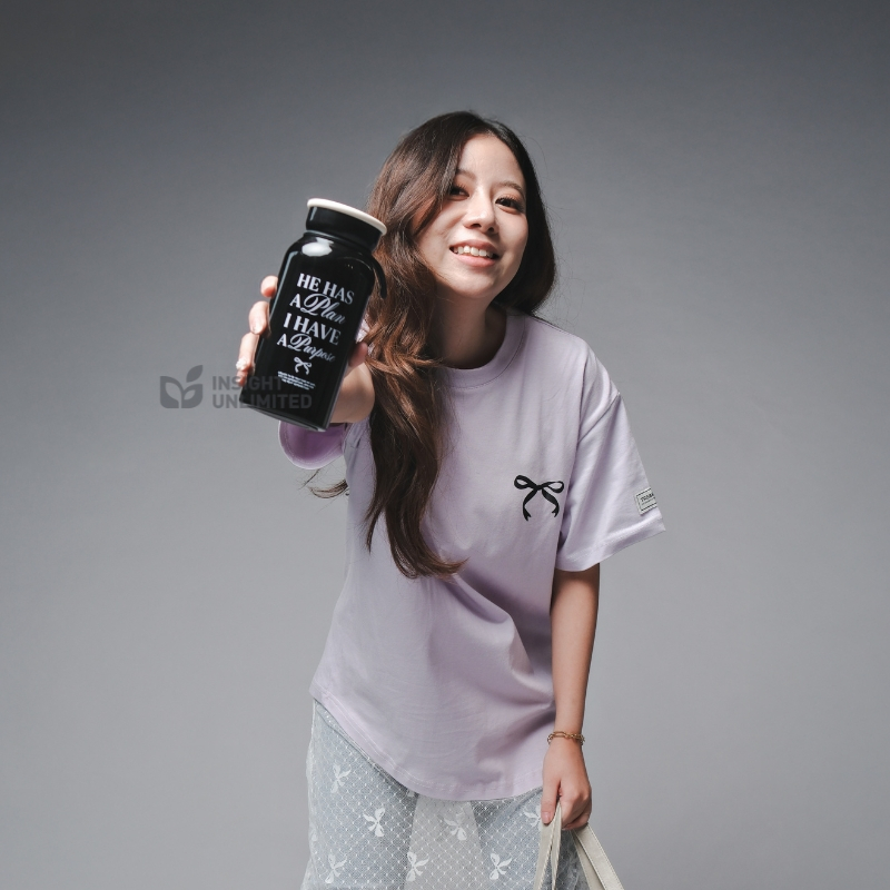 แก้วน้ําสแตนเลส 400ml Tumblr Bottle He Has A Plan