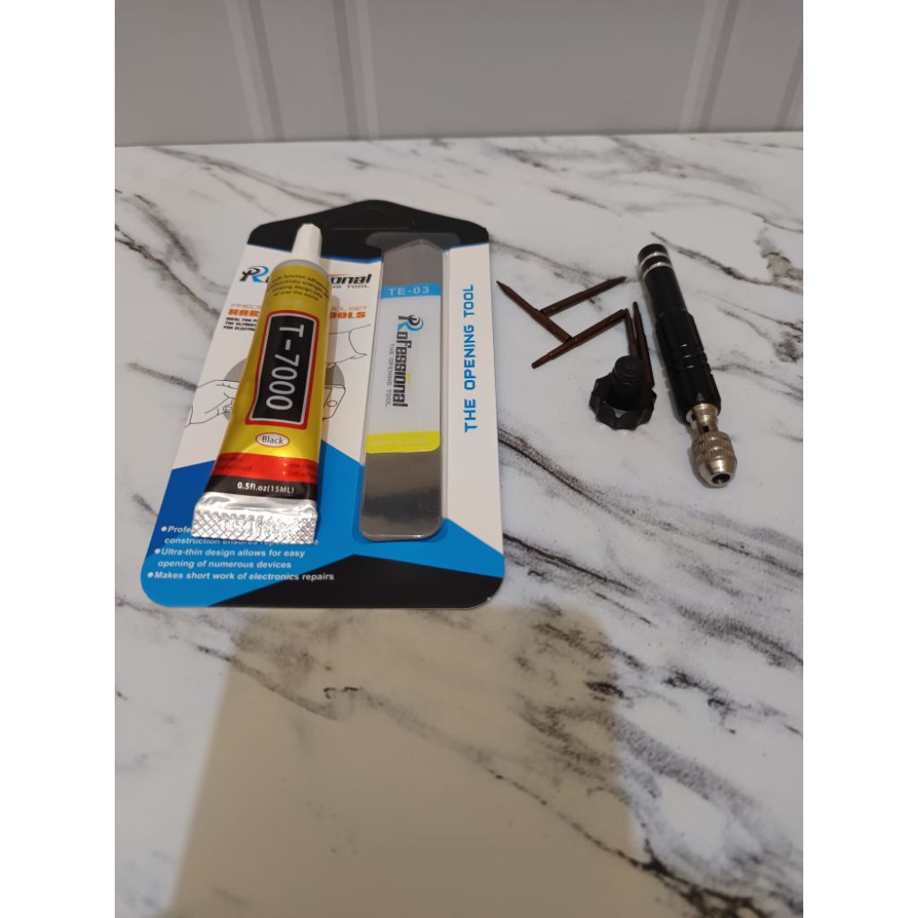 เครื่องมือควบคุม HP 5 IN 1+ SCREWDRIVER T700 15ML กาว + TE-03 CONNECTOR