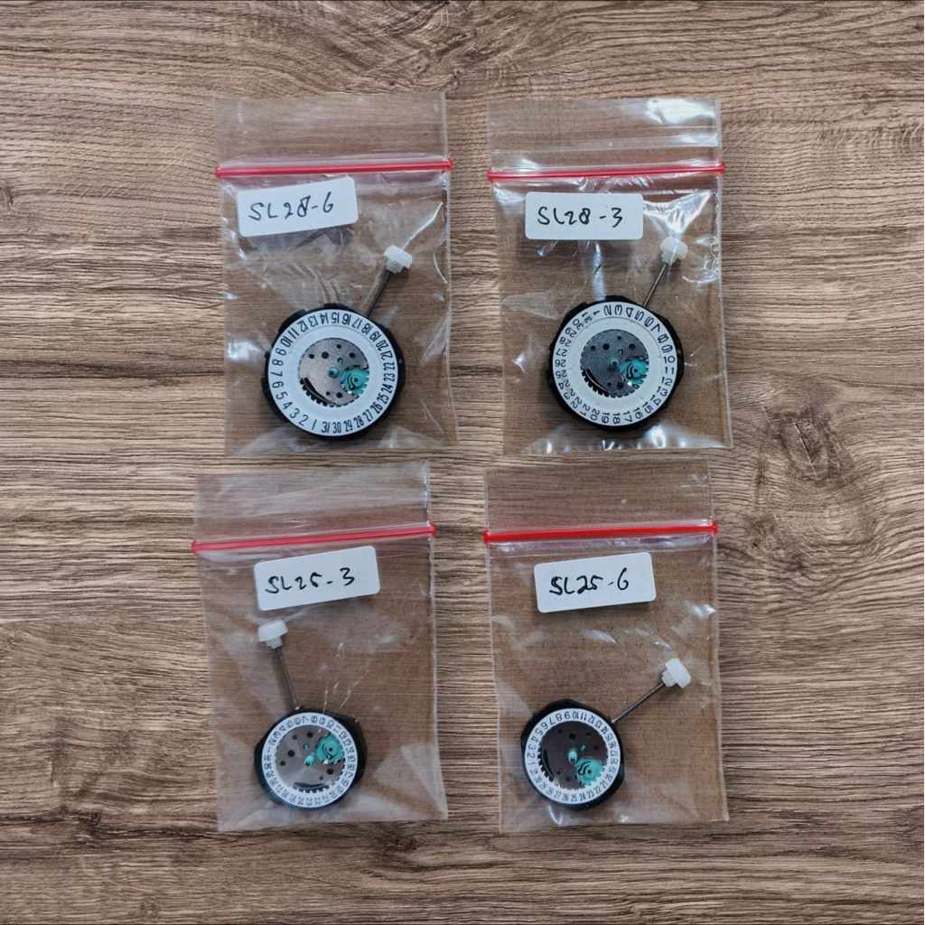 MESIN นาฬิกาด้านล่างและวันที่ด้านข้างประเภท SL28-8,SL28-3,SL25-6,SL25-3