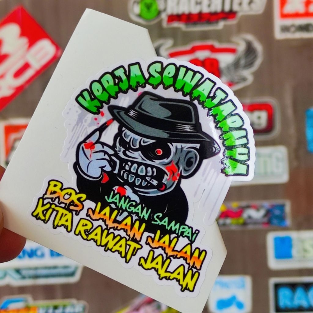 สติ๊กเกอร์ GLOSSY TEACHING WORK