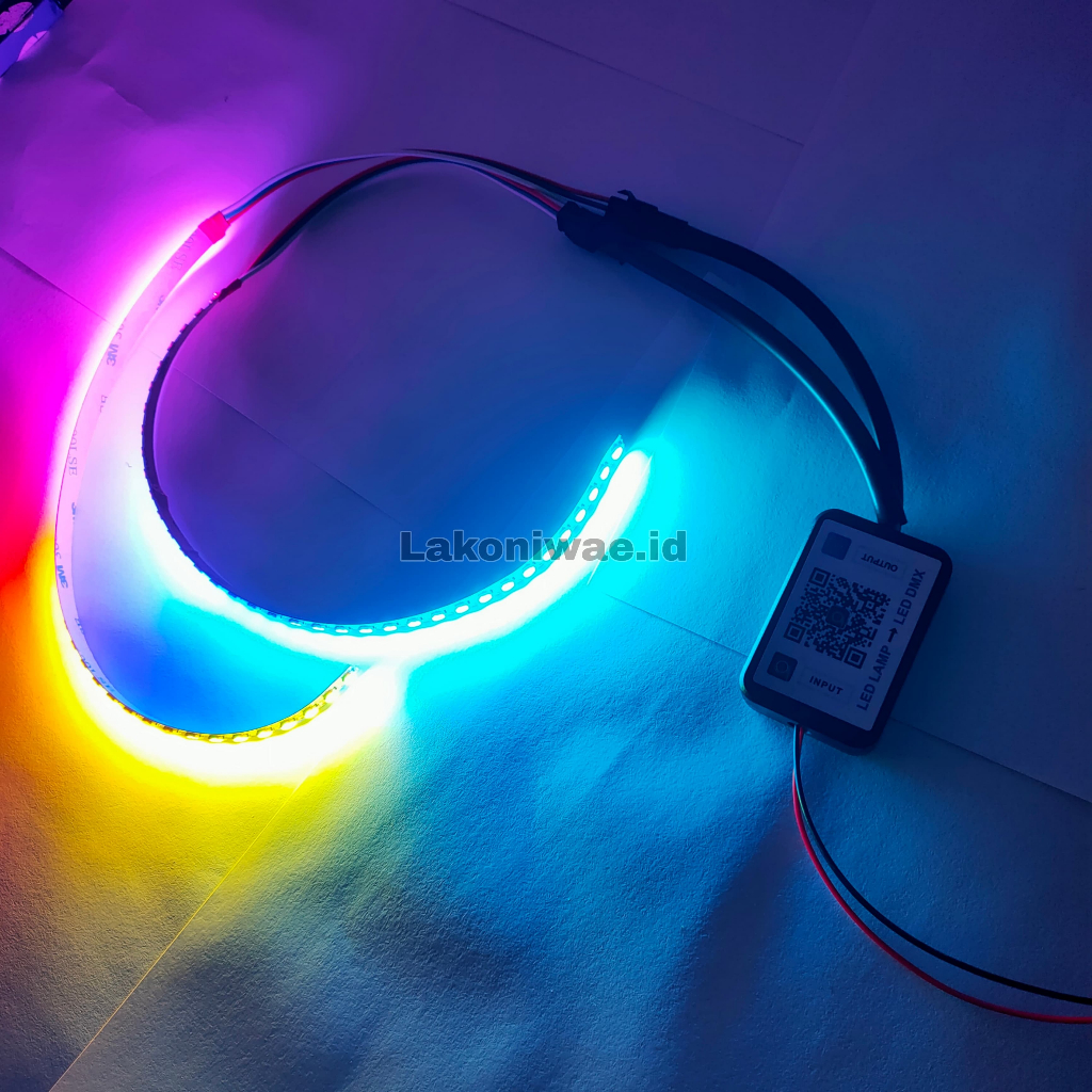 โคมไฟ LED วิ่งลาย Demon RGB