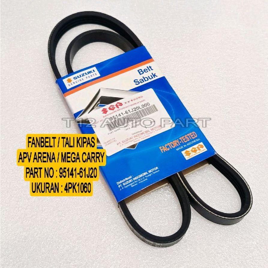 FAN BELT VAN BELT VBELT SUZUKI APV ARENA / MEGA CARRY FANBELT 4PK 1060 4PK1060 95141-61J20