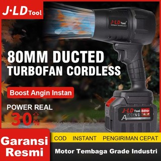 JLD 1050W Turbofan Jet Blower Cordless Ducted Violent Turbo Fan High Power Car Dryer Jet Fan Lithium