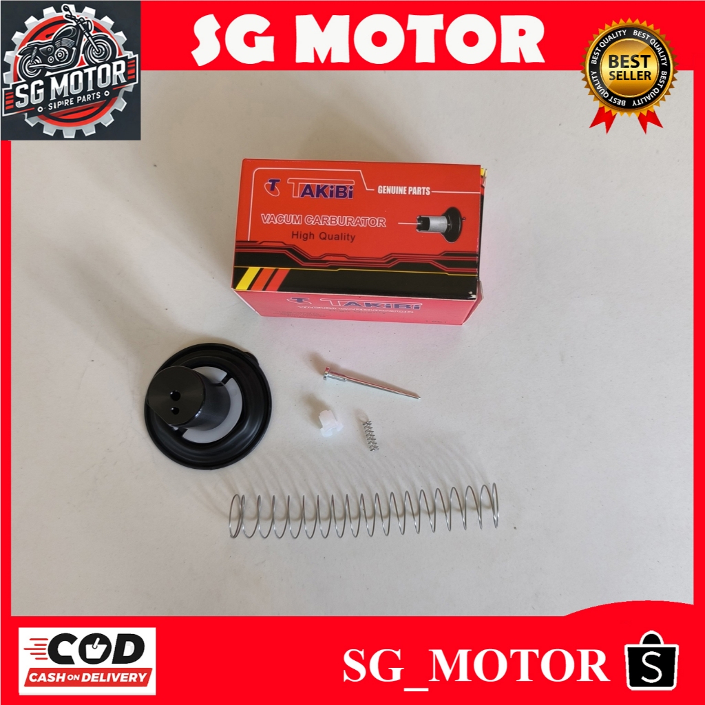 TAKIBI VACUUM CARBURETOR XEON YAMAHA XEON 44D CARBON GAS PISTON - SG MOTOR