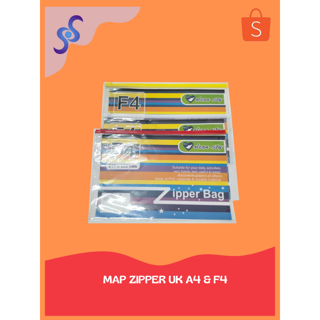 MAP ZIPPER (SIZE A4&F4)
