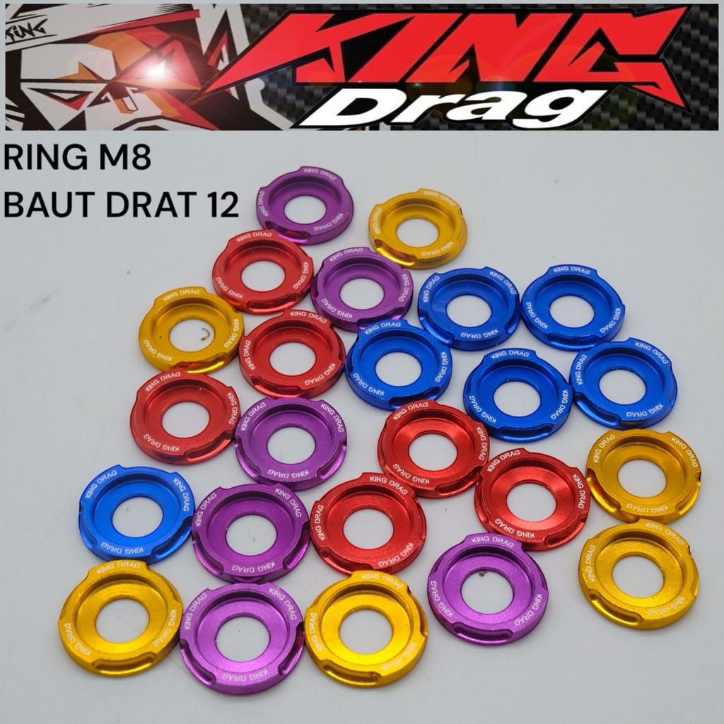 RING MONEL v2 bolt m6 m8 m10 kingdrag อลูมิเนียมเต็ม cnc