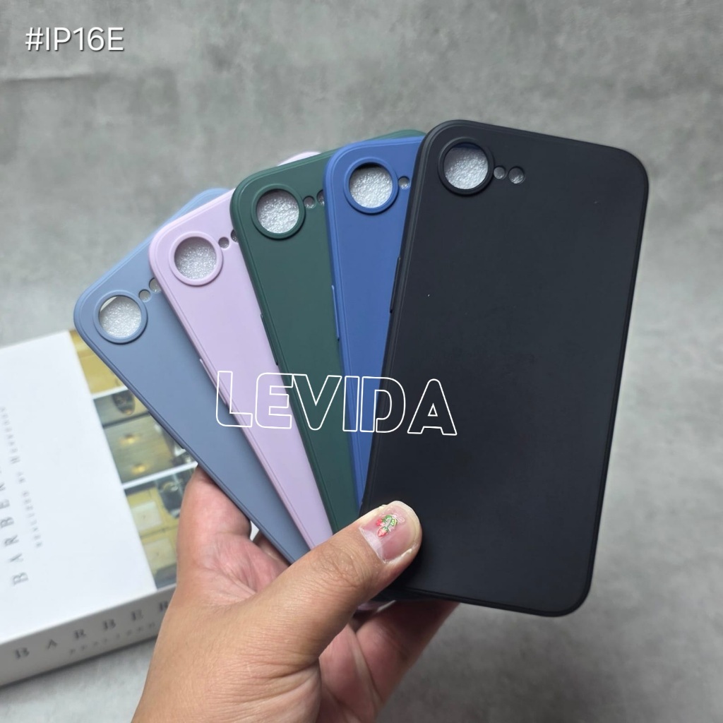 Iphone 16E Softcase Macaron Square / Case Square Edge Case Iphone 16E