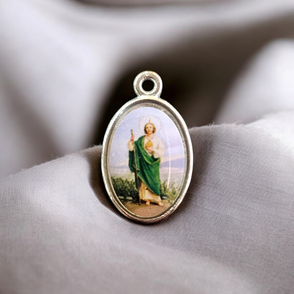 Medal Of Saint Judas Tadeus 2.5cm Yudas Tadeus จี้เนื้อหา 1 ชิ้น