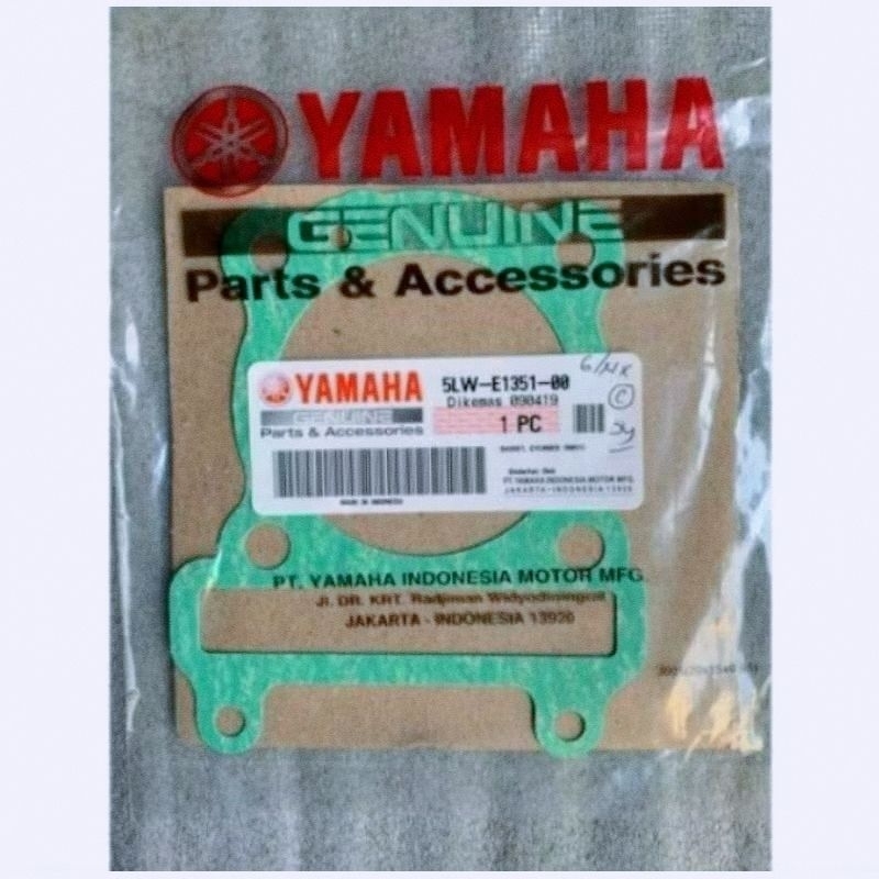 (5TL) 5lw-e1351-00 ของแท้ Yamaha YGP Mio sporty smile soul carbu carbu block บล็อกล่าง paking perpak