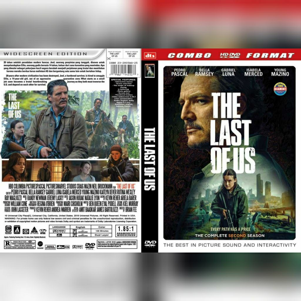 DVD The Last of US second S 2025 (Pedro Pascal)