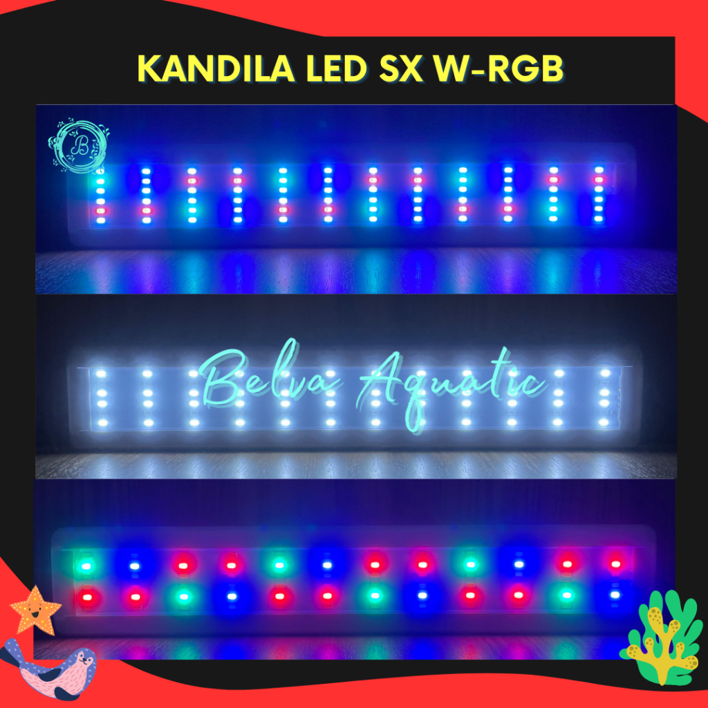 Kandila SX Series WRGB LED ด้านบนแขวน Aquarium Aquascape SX 300 SX 400 SX 500 SX 600 SX 800