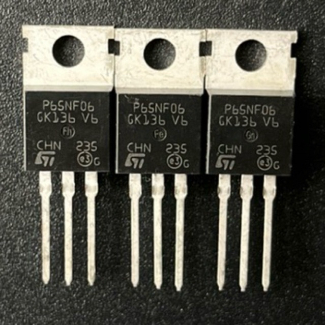 MOSFET STP65NF06 P65NF06 60A 60V สต็อกที่มีอยู่