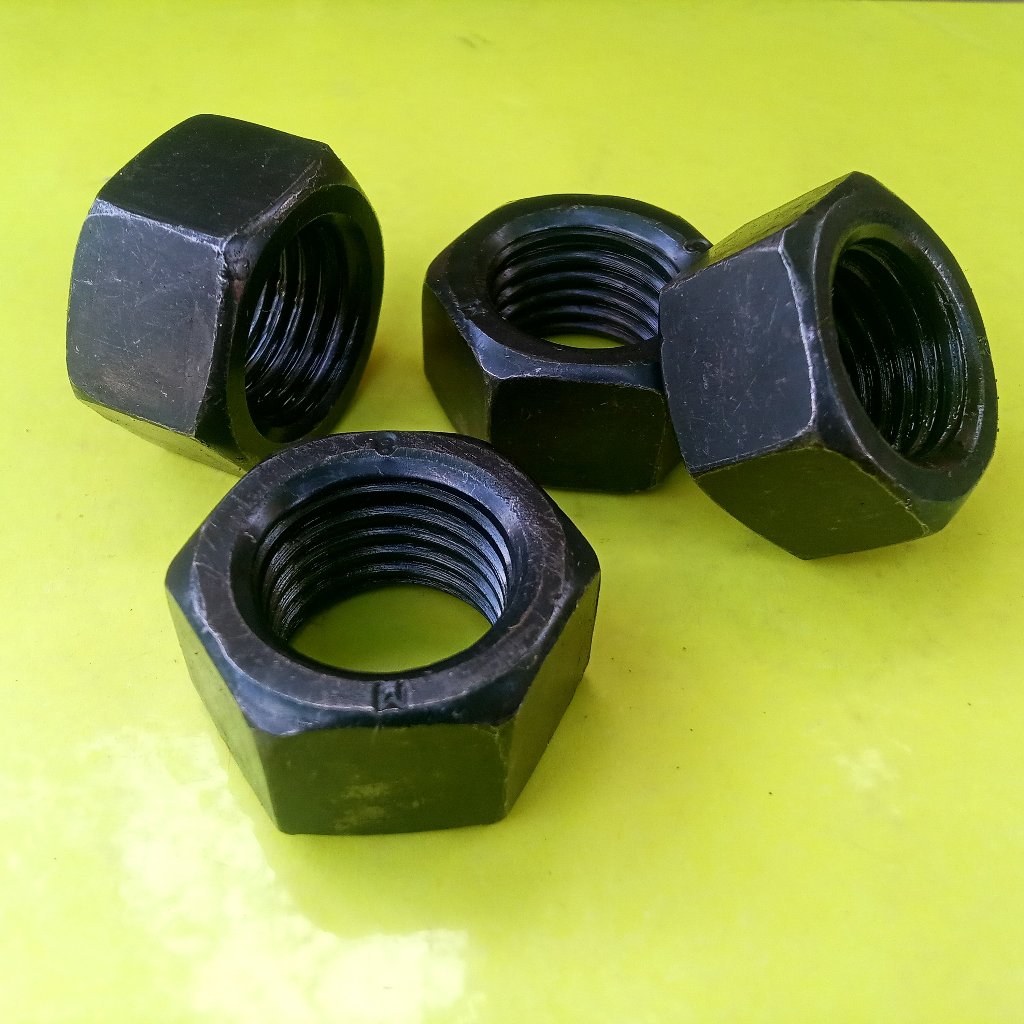 HTB GRADE 8.8 M30 STEEL NUT / 46 KEY BOLT NUT / BLACK M30 STEEL NUT / M30 STEEL NUT / M30 BOLT NUT 4