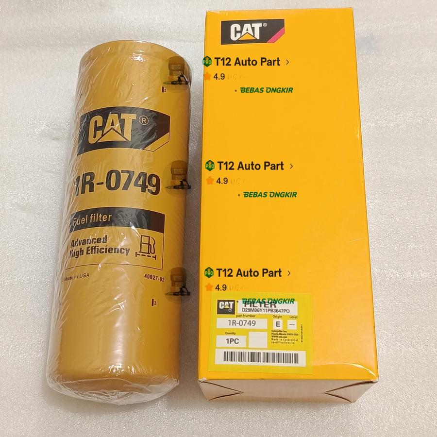 1R-0749 ตัวกรองเชื้อเพลิงดีเซล 3406B 3406C 3406E 3408 ตัวกรองเชื้อเพลิง 1R0749