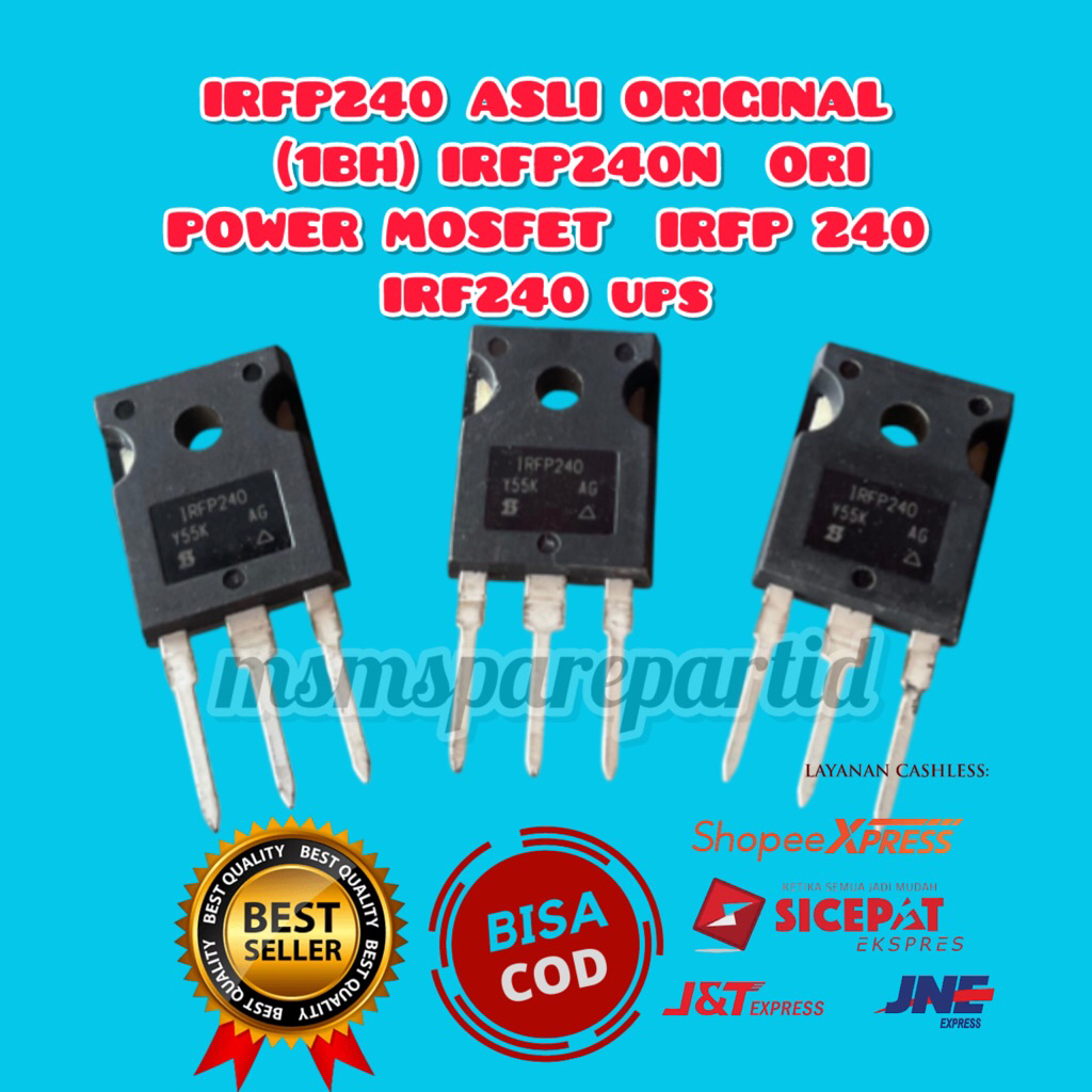 IRFP240 ORIGINAL (1BH) IRFP240N ORIGINAL POWER MOSFET IRFP 240 IRF240 ups