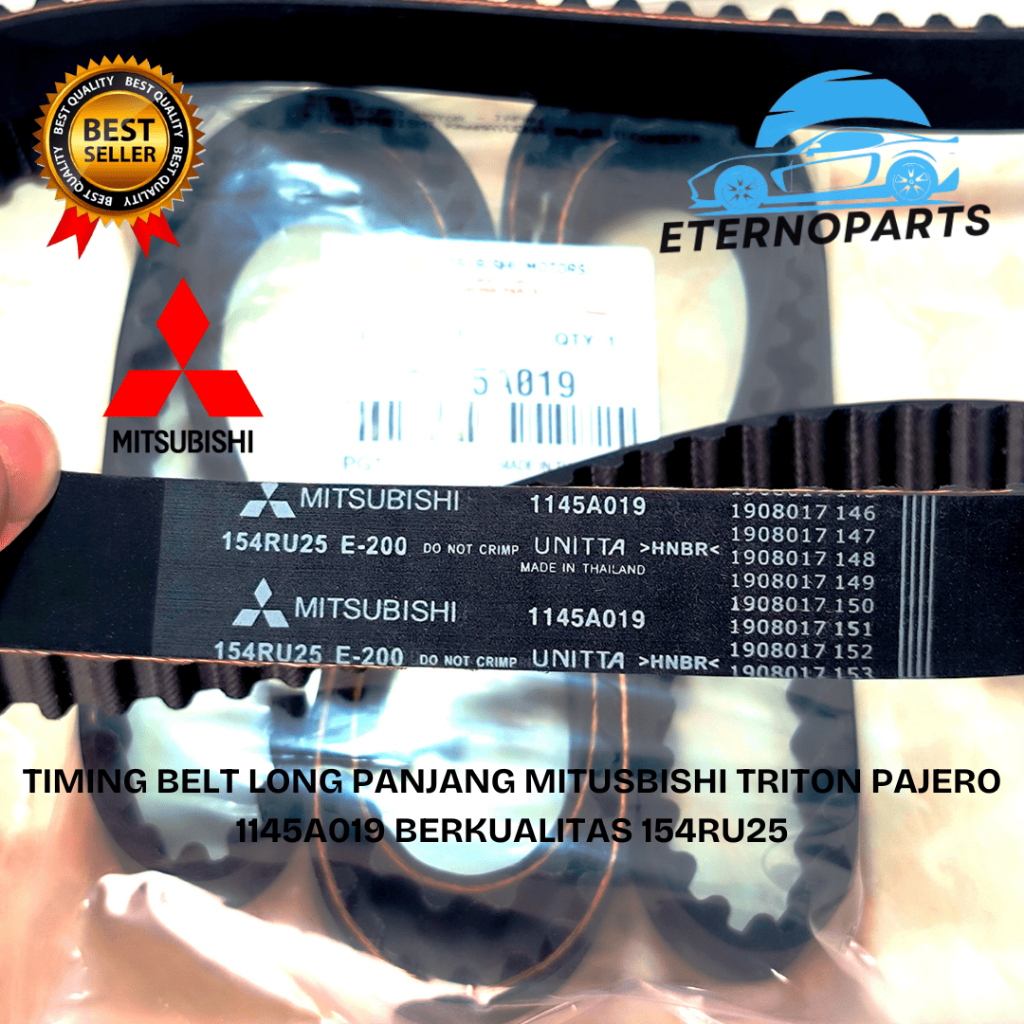 สายพานไทม์มิ่ง Triton pajero 2.5 2500 สายพานไทม์มิ่งยาว 1145A019 1145A019 คุณภาพ 154RU25