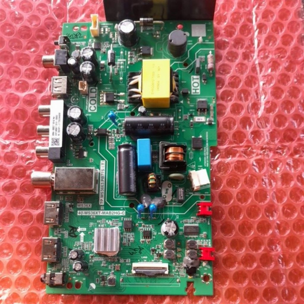 MB TCL 32D310 ทีวี MAINBORD TCL 32D310 MB DUGITAL
