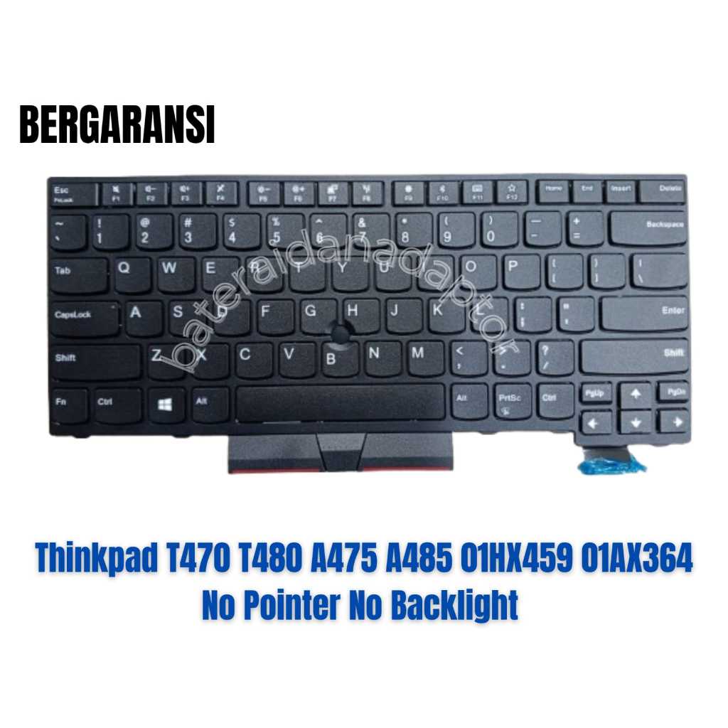 LENOVO คีย์บอร์ด Thinkpad T470 T480 A475 A485 01HX459 01AX364 01AX569 01AX487 01AX528 01HX419 US NO 