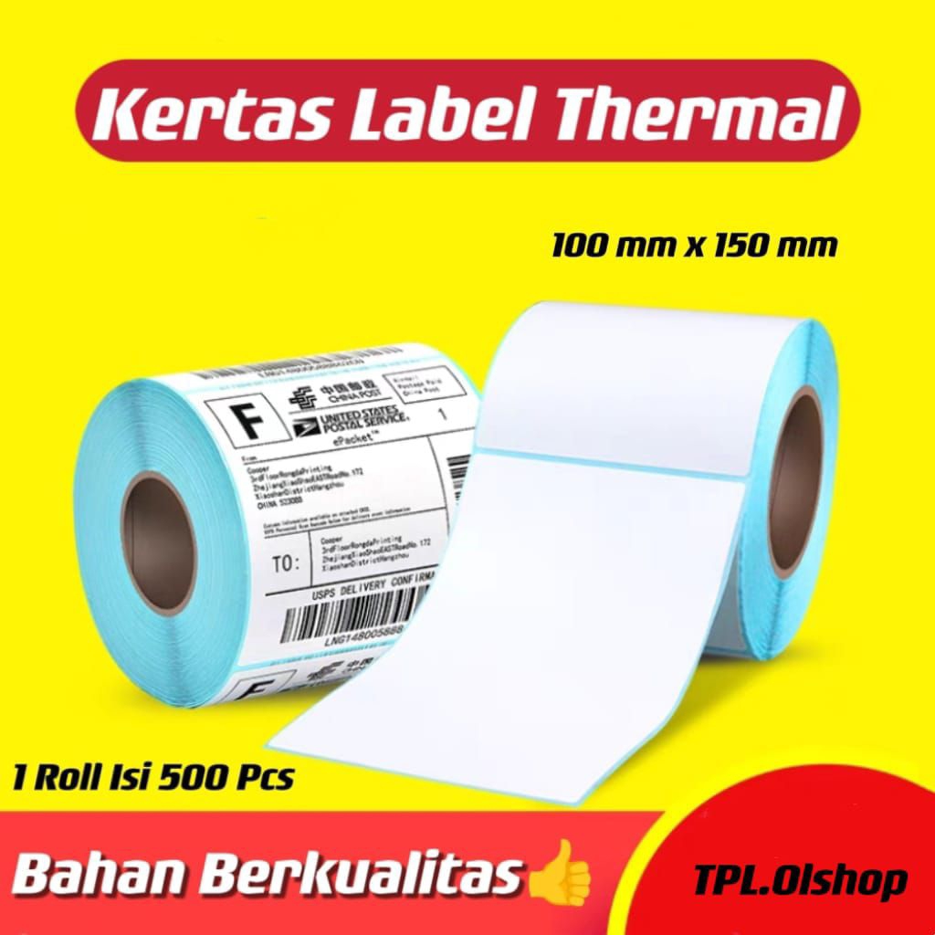Thermal ROLL Paper / Thermal Sticker Paper 100mm 150 mm A6 Size