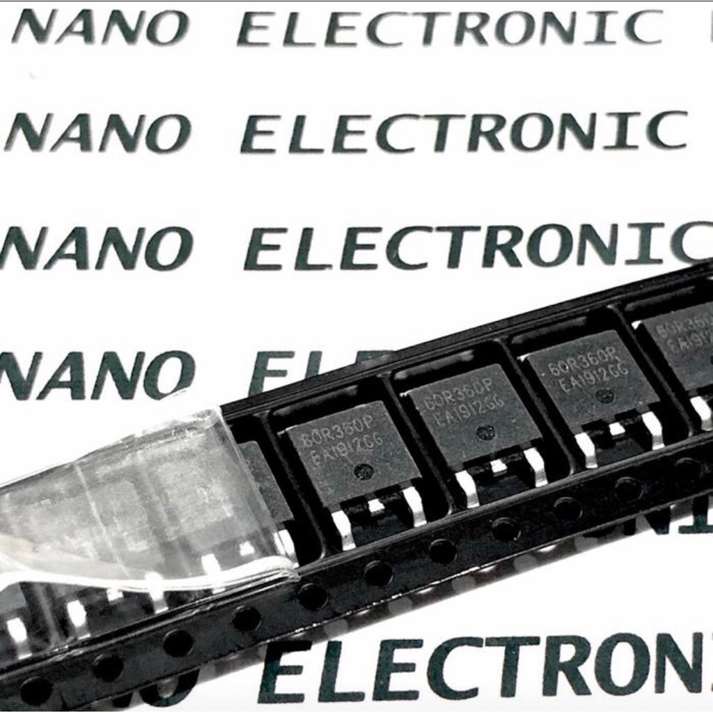 ทรานซิสเตอร์ N-Channel Mosfet 60R360P 60R360 60R360Q IPD60R360P TO-252
