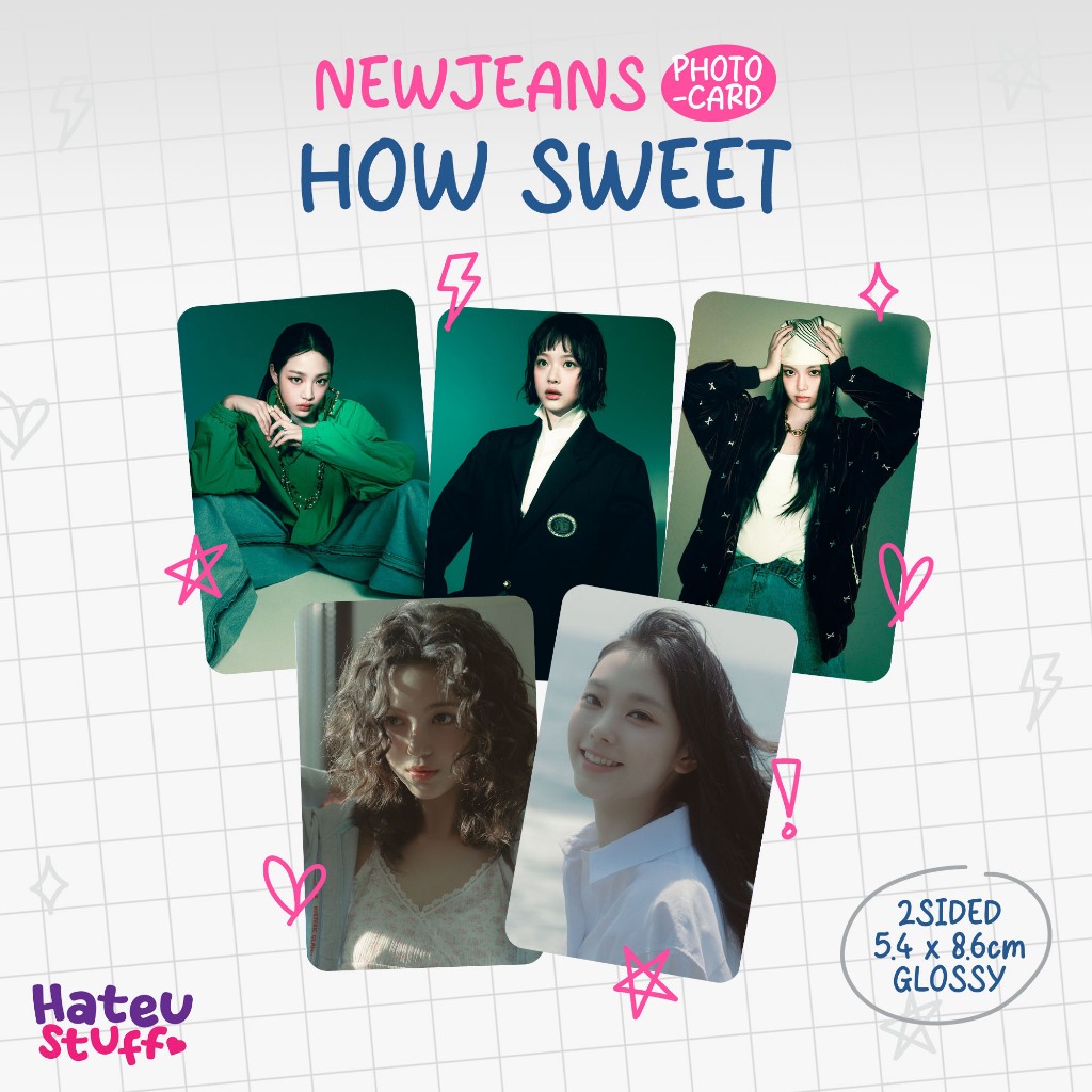 NJZ Unofficial Photocard How Sweet, Bubble Gum + Selca