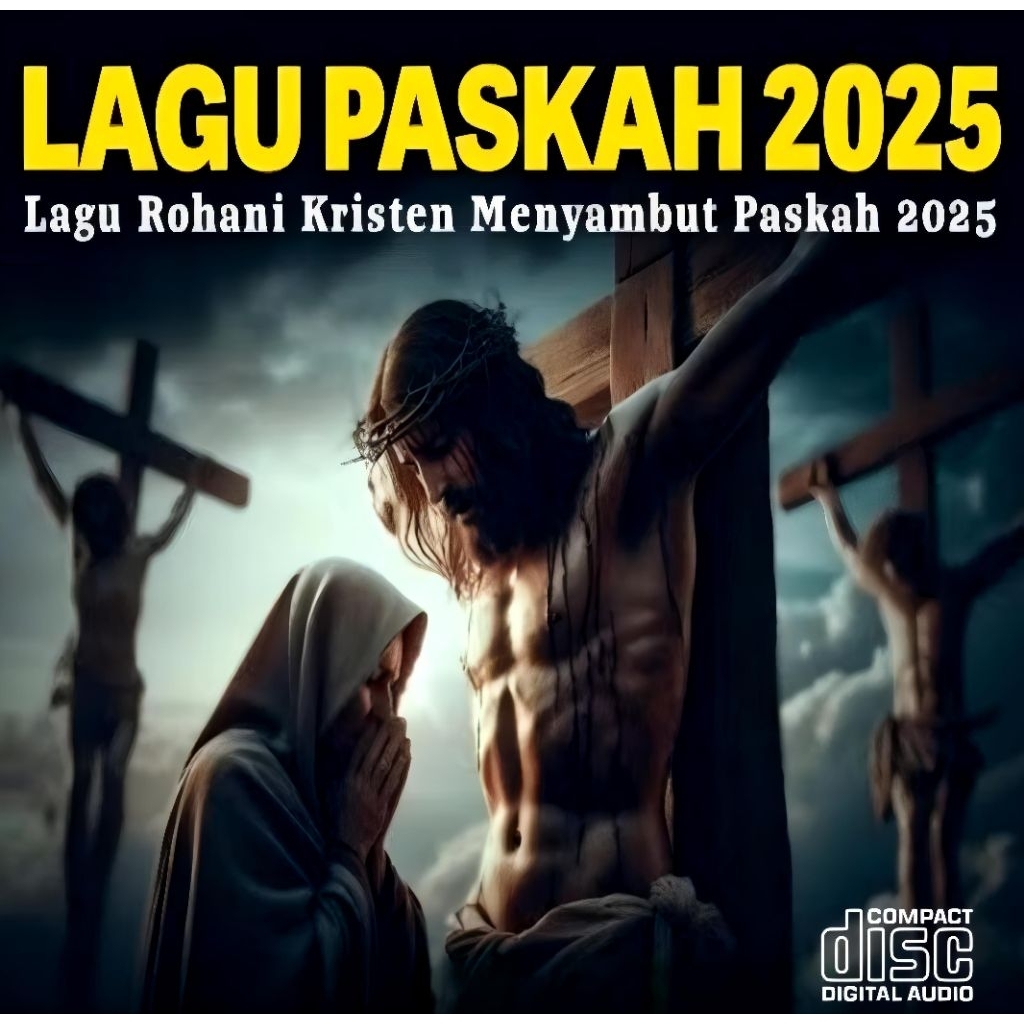 CD COMPACT DISC PASKAH SONG 2025 - CD SPIRITUAL SONG TO MAKE EASTER LATEST 2025