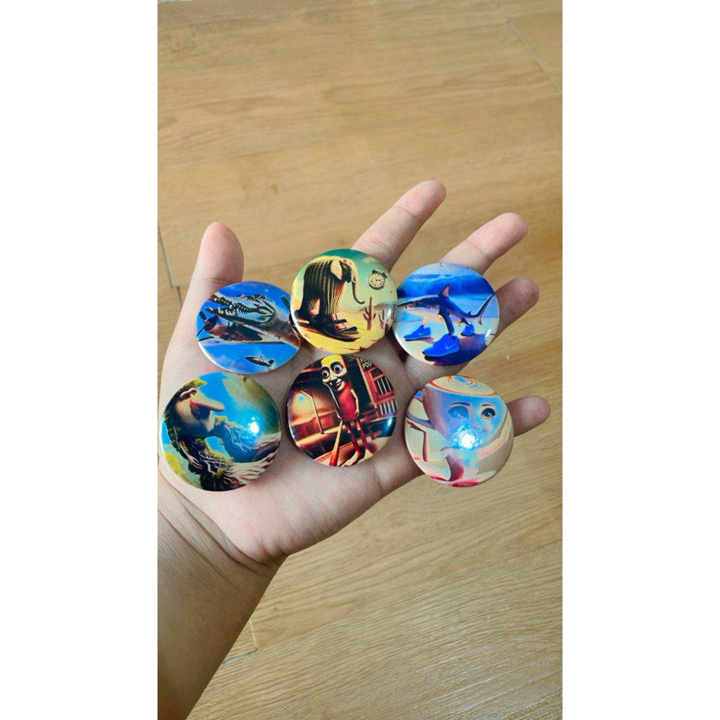 44 มม. GLOSSY CUSTOM PIN, ONE DAY DONE, ONE DAY