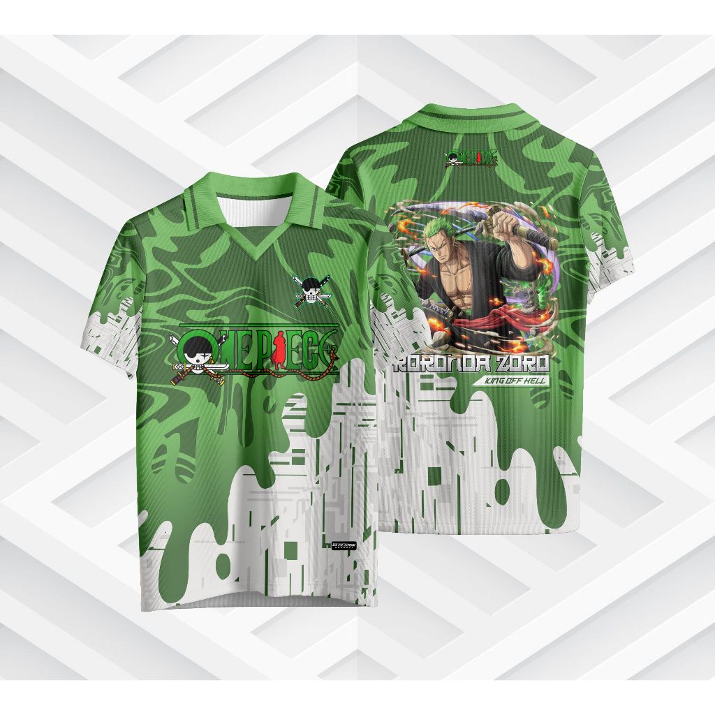 RETRO JERSEY // FULL PRINTING JERSEY // ANIME JERSEY // ONEPICE ZORO JERSEY