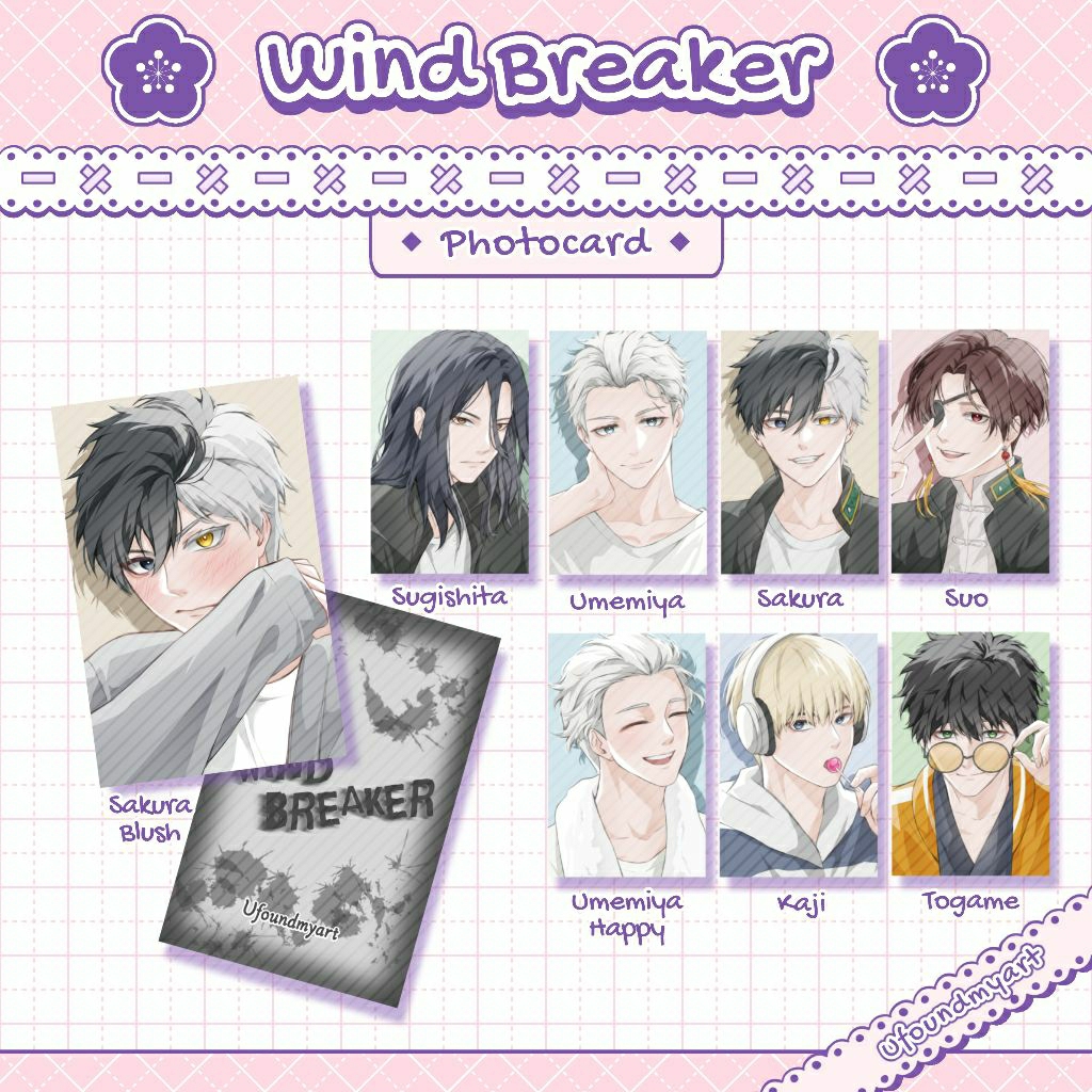 [Ufoundmyart] Photocard Wind Breaker