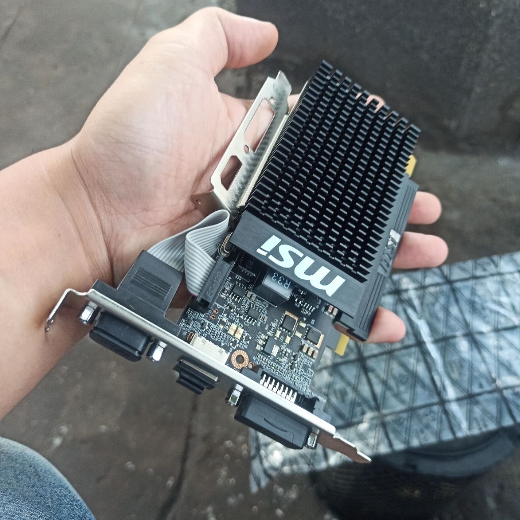 VGA GT 710 MSI 2GB GDDR3 INCLUDE BRACKET LOW PROFILE