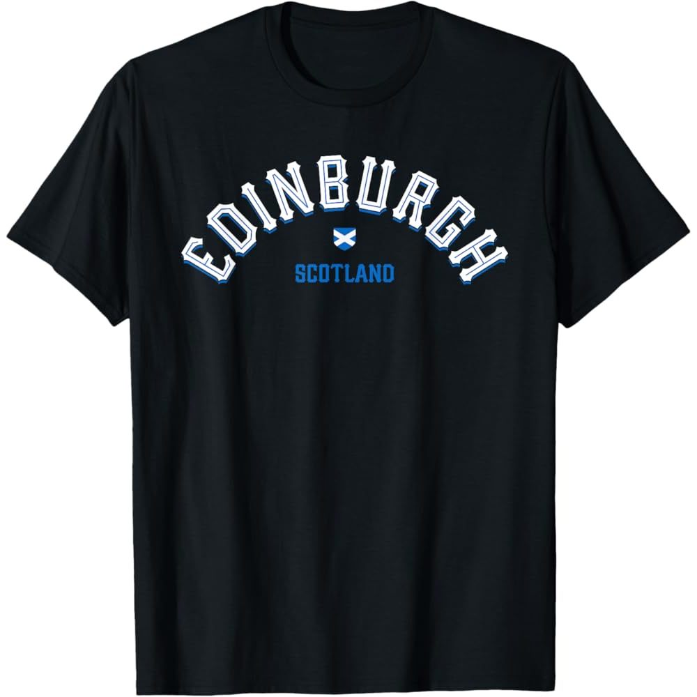เสื้อยืดของที่ระลึก Skotlandia Edinburgh หลายรุ่น - Edinburgh Scotland ของที่ระลึกเสื้อยืดชุด 2