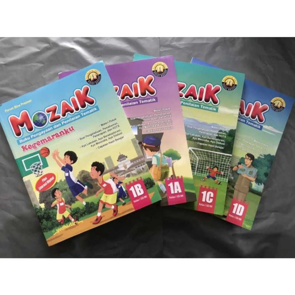 หนังสือต้นฉบับ (MOZAIK) THEMATIC ASSESSMENT AND ASSESSMENT BOOK FOR GRADE 1 ELEMENTARY SCHOOL/MI K-1