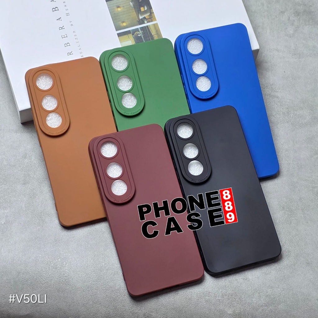 VIVO V50 LITE CASE MACAROON PRO CAMERA CASE VIVO V50 LITE