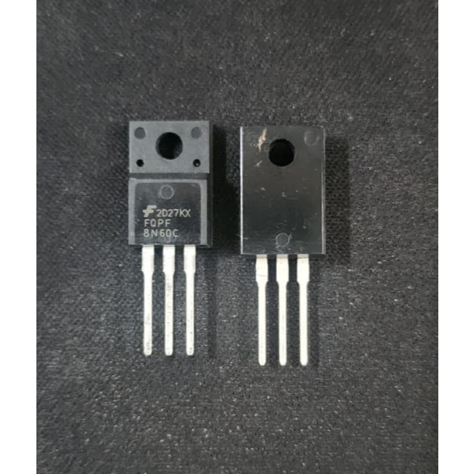 ทรานซิสเตอร์ FQPF8N60C FQPF 8N60C 8N60 Power MOSFET N-Channel 600 V 7.5 A