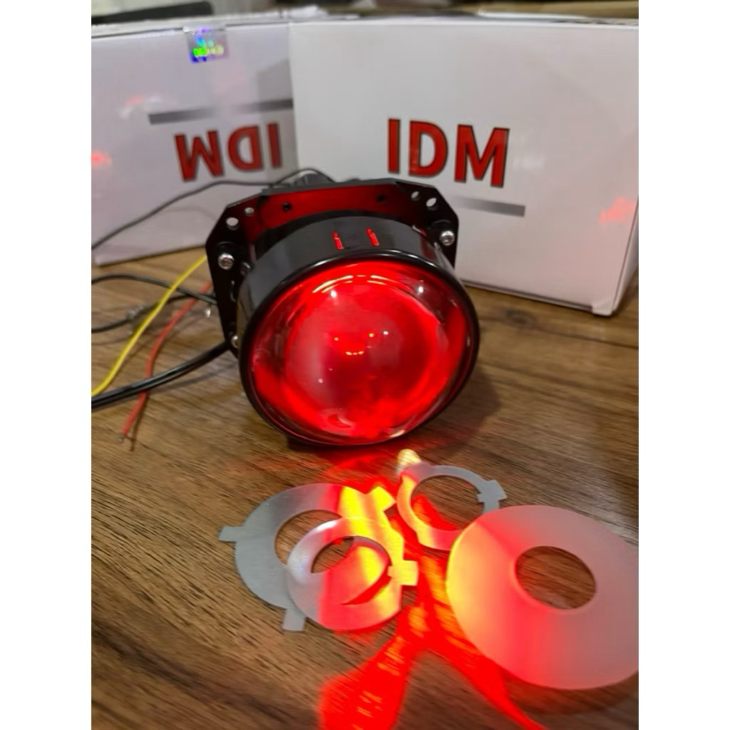 IDM LPM - โปรเจคเตอร์บิลด์ 2.5INC เลนส์สีขาว Flat Cut Plus Devil Original IDM LPM
