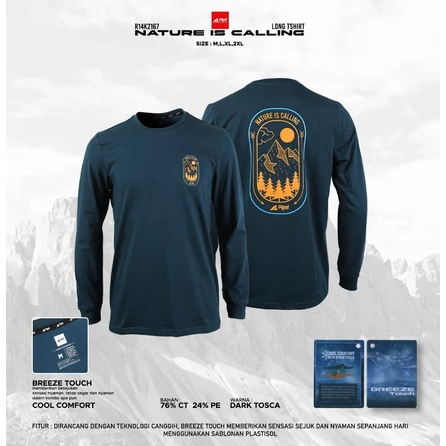 เสื้อยืด Arei Long Sleeve Nature Is Calling Outdoorgear