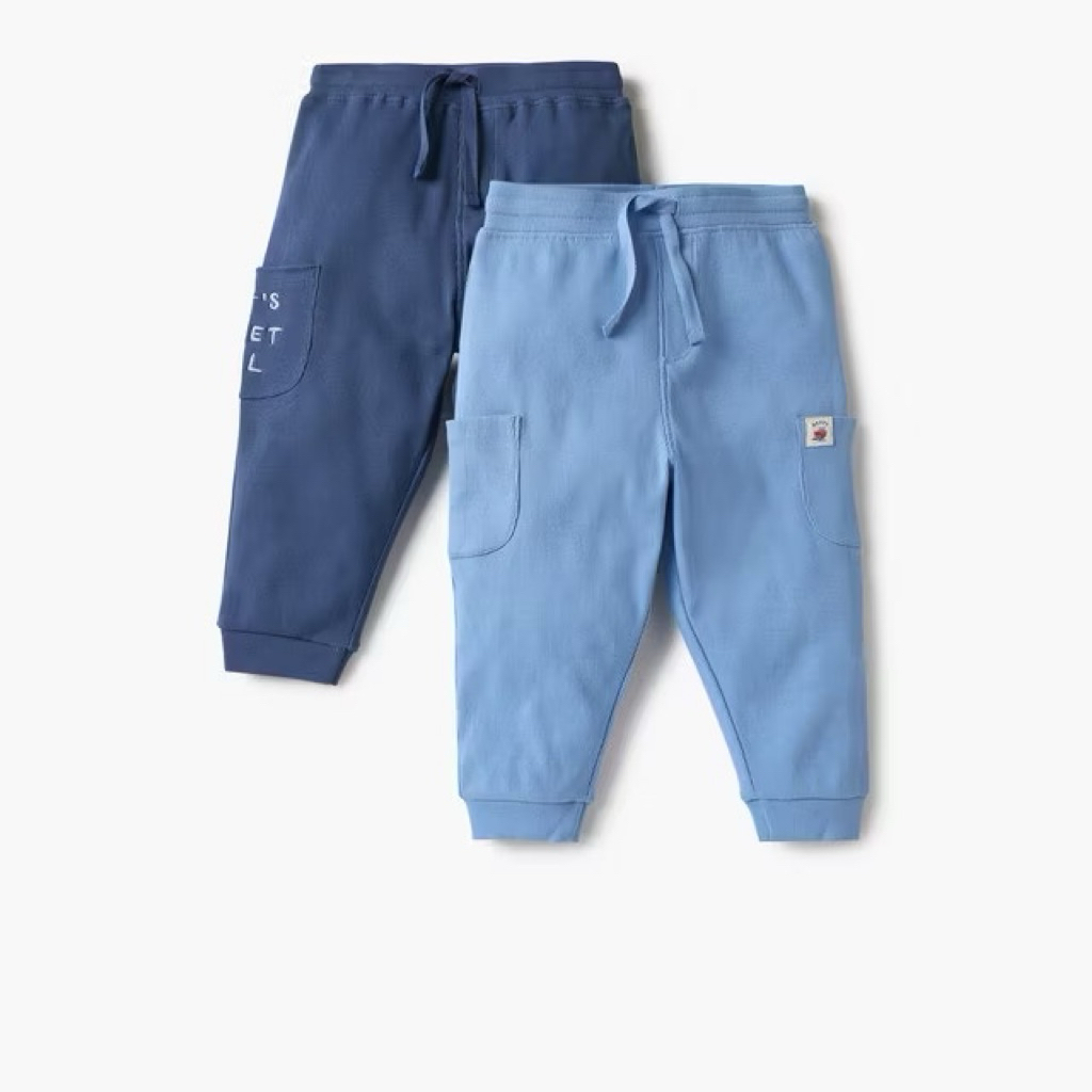 Bab*shop Juniors Textured Cargo Joggers สําหรับเด็กผู้ชายพร้อมเชือกรูดปิด - ชุด