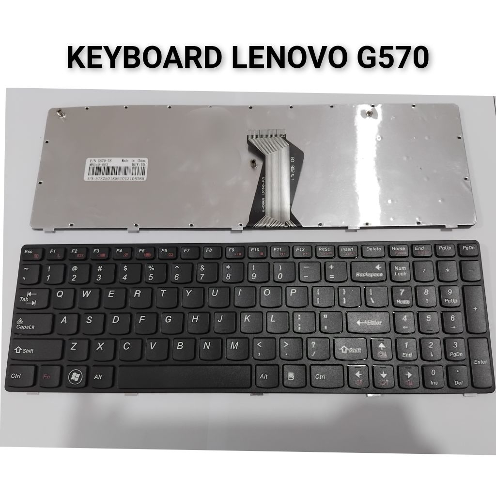 LENOVO G570 คีย์บอร์ด Lenovo B570 B570e B575 B580 B590 G570 G575 V570 V575