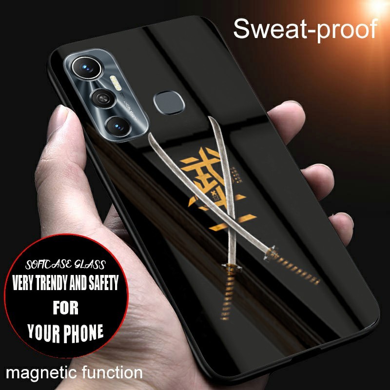 HP แก้วล่าสุด Softcase GC28 สําหรับ lnfinix Hot 11 Hot 11 play Hot 12 Hot 12 play Hot 9 Hot 9 play H
