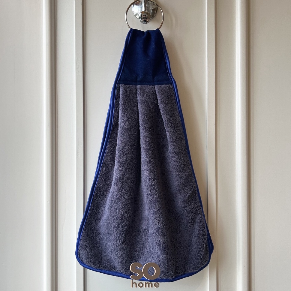 Rush now So Home Hand Towel แขวนแหวนเหล็ก 27 x 88 cm Kitchen Towel ผ้าเช็ดตัวหนาระดับพรีเมียม