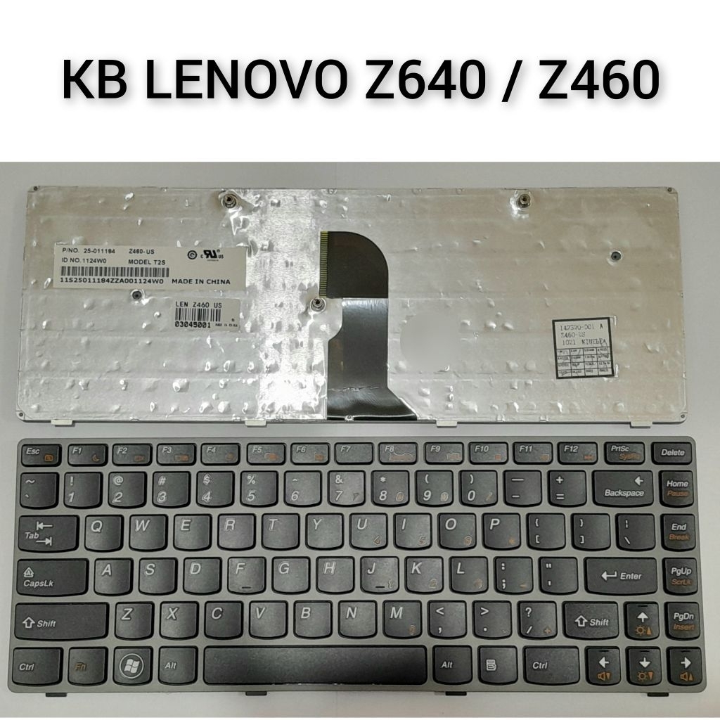 LENOVO Z640 / Z460 คีย์บอร์ด Lenovo Ideapad Z460 Z460a Z465 Z460g Z450 Z465a Z465g
