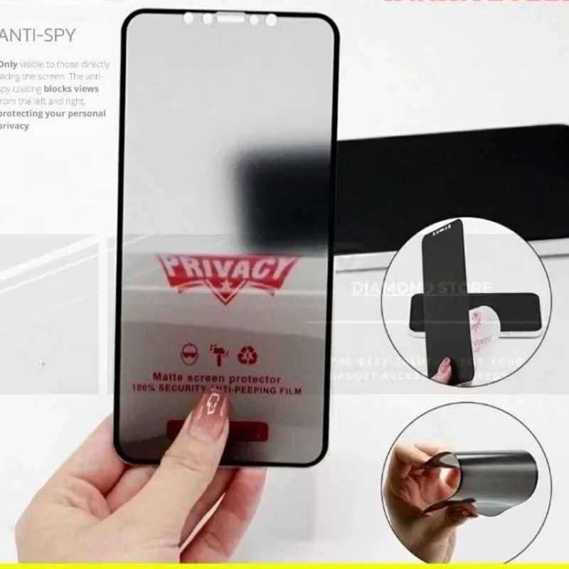LAYAR HP Ceramic Matte Anti-Privacy Screen Protector / Anti-Scratch Full Screen Mobile Phone Ceramic