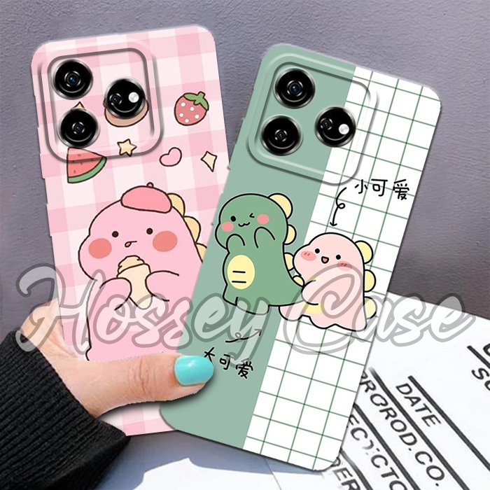 เคสนิ่มสําหรับ Oppo A3s / Realme C1 / A1k / Realme C2 / a5s / A7 / F9 / A12 / A11K - Dino Motif - AL