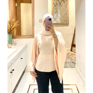 YUOTA•BUTTERFLY FLOWY TOP