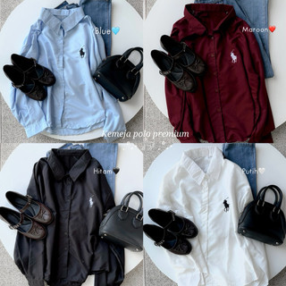 KEMEJA POLO BORDIL PREMIUM / REALPICT / TERMURAH