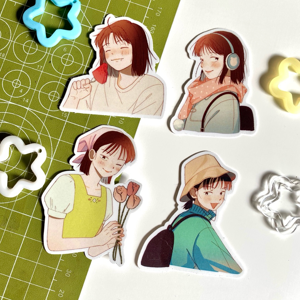 Skip and Loafer Mitsumi Sticker / Fanart by crumby_joy