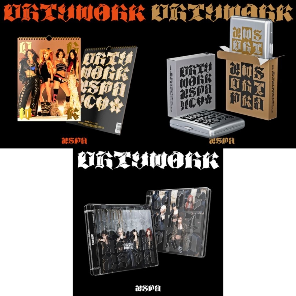 [PRE-ORDER] อัลบั้มเดี่ยว AESPA - Dirty Work Dirty Work Work Work / Case / Code ver Sealed POB PCell