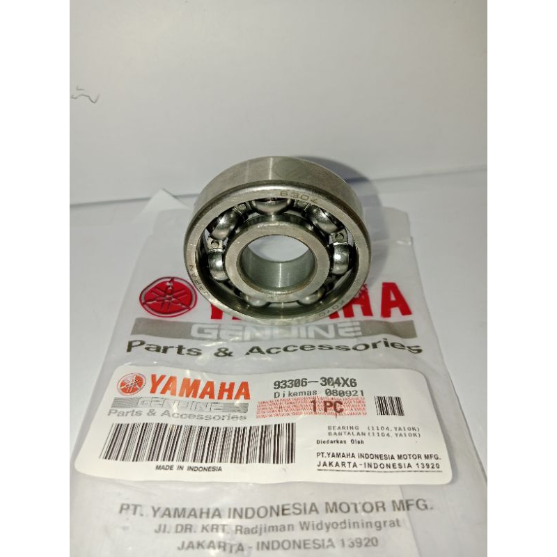 93306-304X4 Bearing Laher Kruk As 6304 Jupiter Z, Rx King, Vega R New, FizR