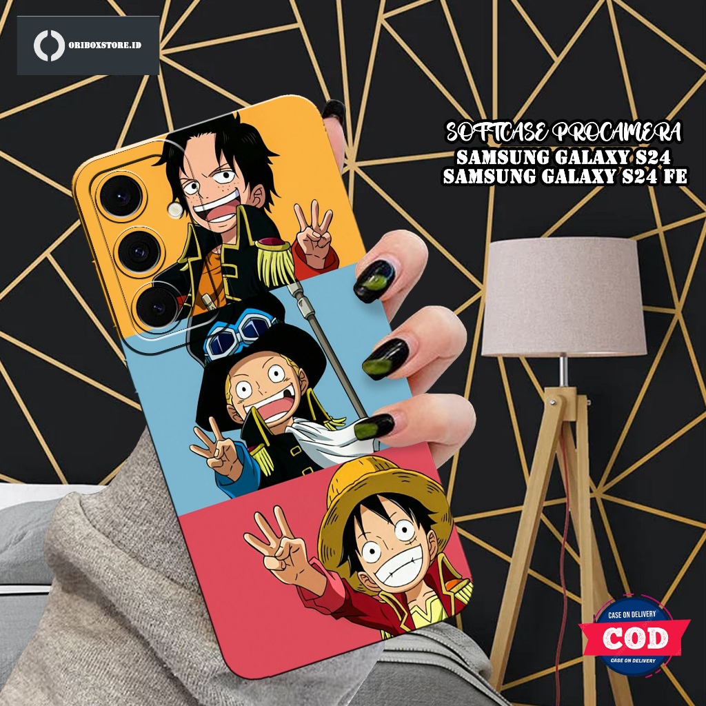 เคส HP ล่าสุด SAMSUNG GALAXY S24 / S24 FE - One Piece Motif - SAMSUNG GALAXY S24 FE / S24 Softcase -